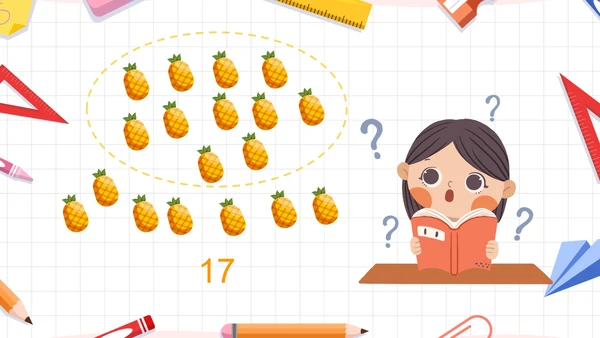 人教版一年级数学11-20各数的认识课件PPT模板