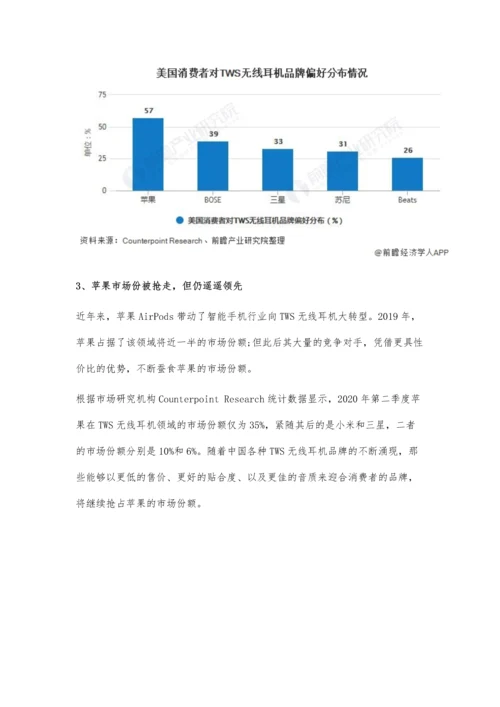 全球TWS耳机行业市场现状及发展前景分析-预计市场渗透率将快速提升.docx