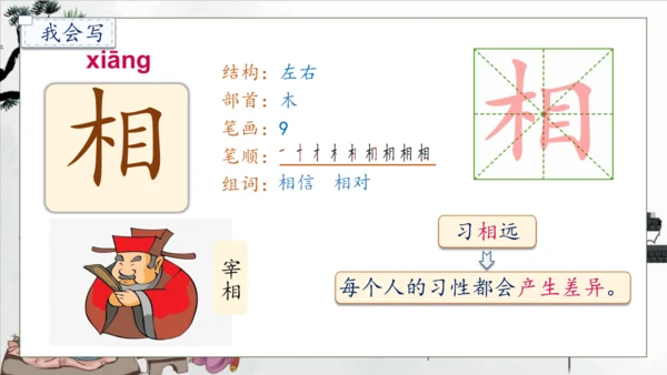 【核心素养】部编版语文一年级下册-识字8. 人之初 第1课时（课件）