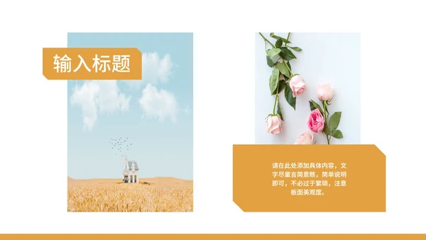黄色简约风社会实践报告PPT模板