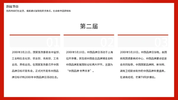 中国品牌日世界分享通用PPT模板
