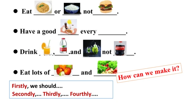 Module 4 Unit 2 Is your food and drink healthy? 课件