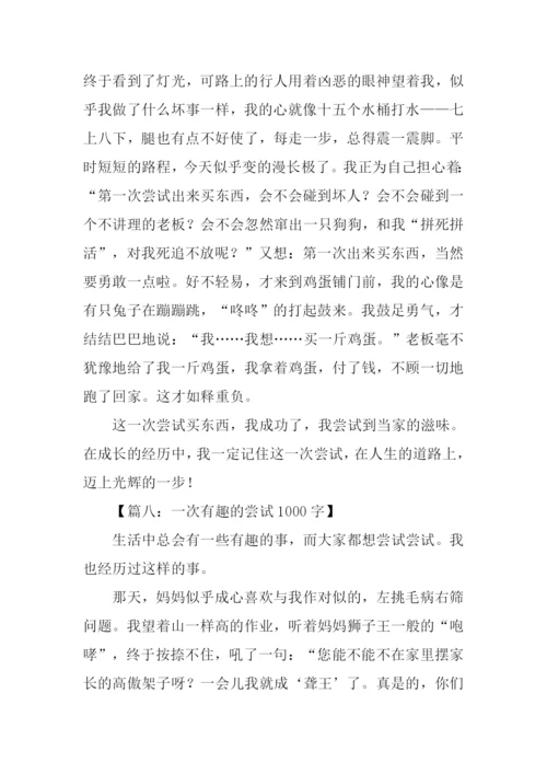 一次的尝试作文-1.docx