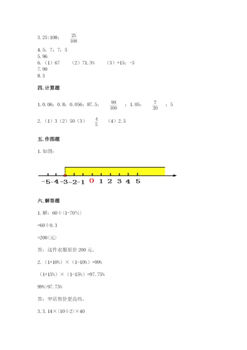 小升初数学期末测试卷【精练】.docx