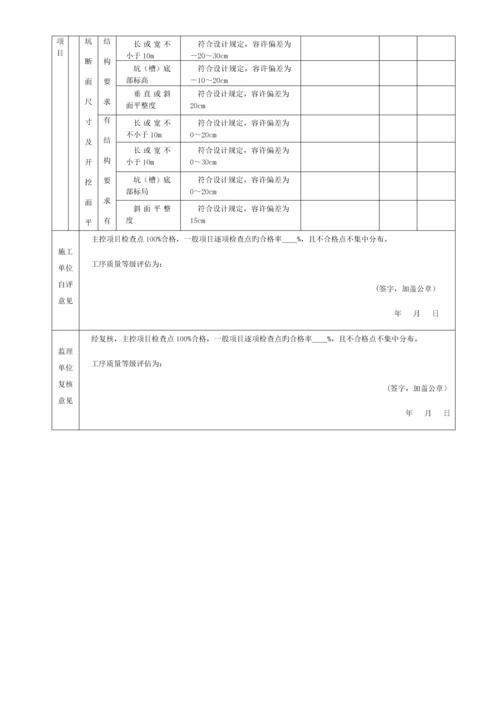 表土方开挖单元工程施工质量验收评定表.docx