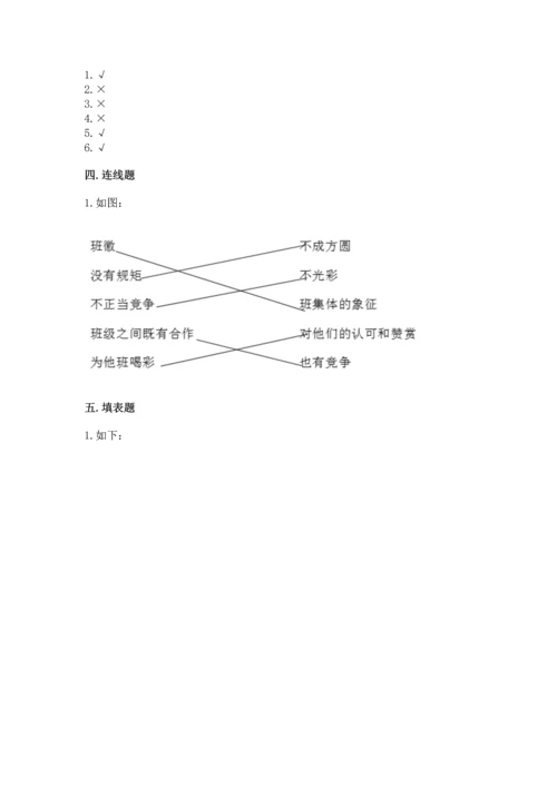 部编版四年级上册道德与法治期中测试卷及完整答案（网校专用）.docx