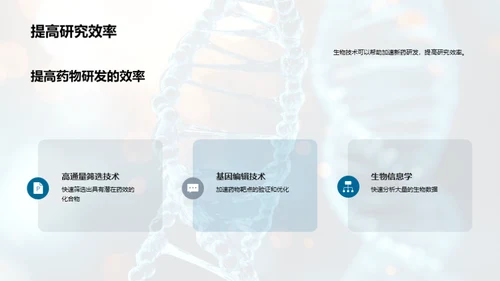 生物技术：新药研发的引擎