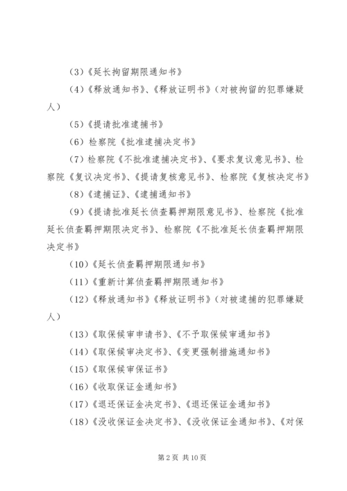 公安机关办理刑事案件卷宗材料排列顺序 (2).docx