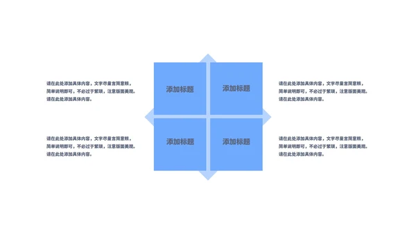 蓝色商务风总结汇报PPT模板