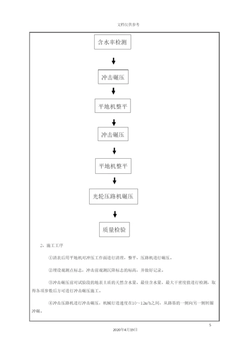 冲击碾压技术交底.docx