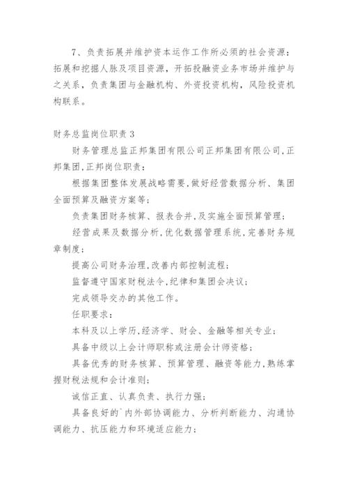 财务总监岗位职责.docx