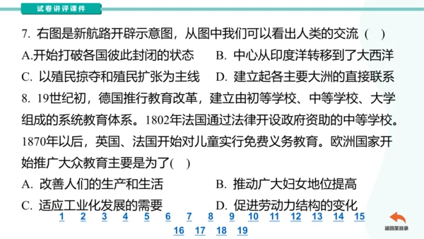 安徽省芜湖市区九年级一模历史（讲评课件）