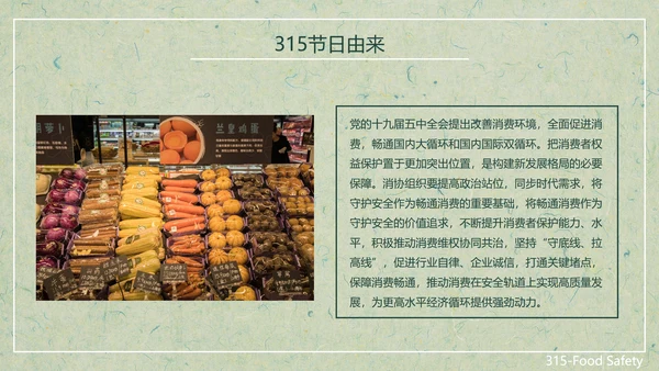 315关注食品安全营养早餐PPT模板
