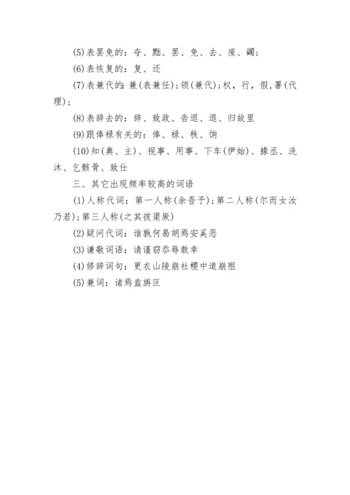 文言文答题技巧与方法一览.docx