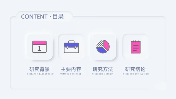 新拟态风白色论文答辩
