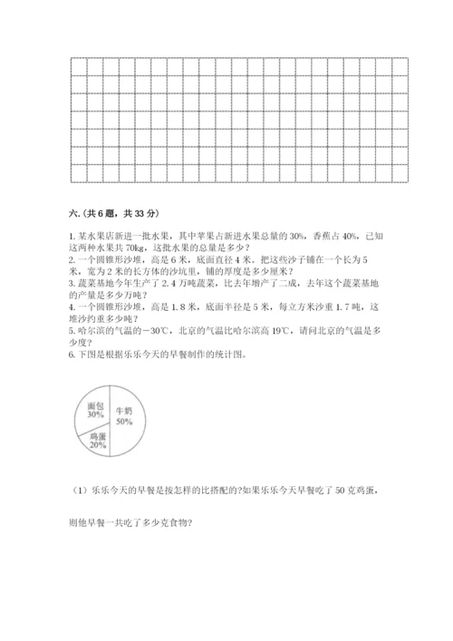 小学毕业班数学检测卷含答案（突破训练）.docx