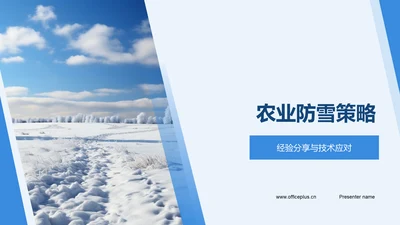 农业防雪策略