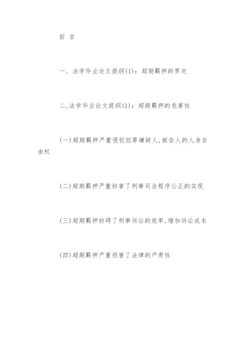 法律毕业论文提纲.docx