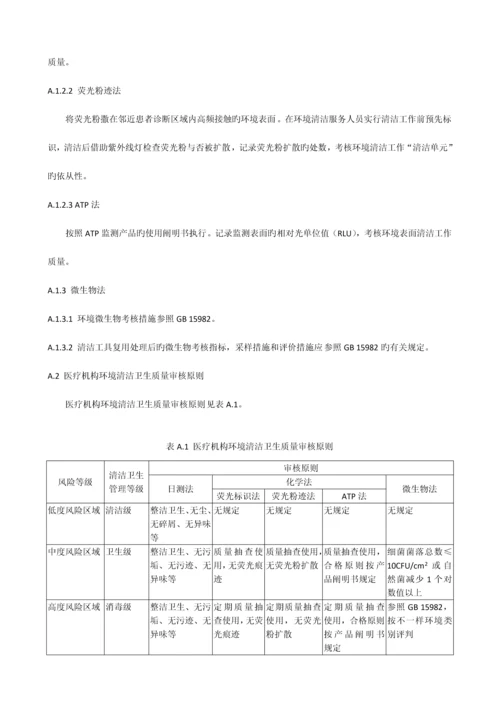 医疗机构环境表面清洁与消毒管理规范..docx
