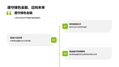 农业的绿色转型