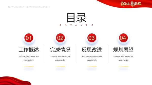 兔年新起点新征程2023年总结新年通用PPT模板