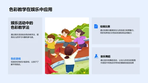 幼儿色彩学习指导PPT模板