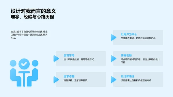 家居设计述职报告PPT模板