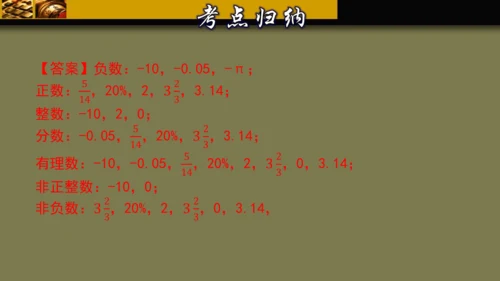 第一章 有理数 单元复习课件（40张PPT）