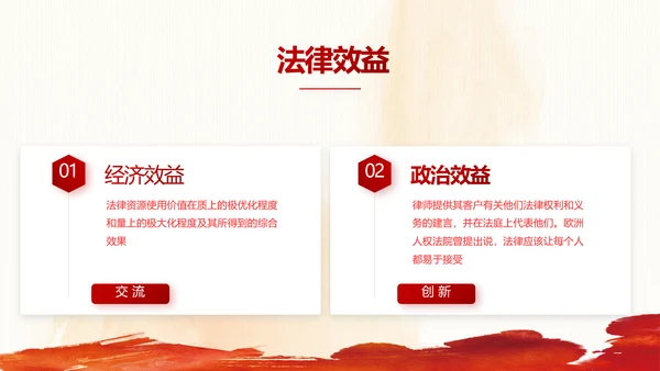 红色大气民法讲义法律知识讲座动态PPT模板