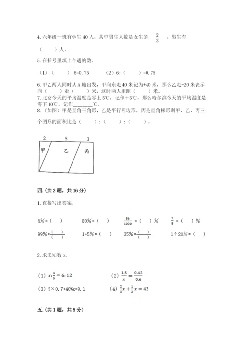 苏教版数学小升初模拟试卷及参考答案（精练）.docx