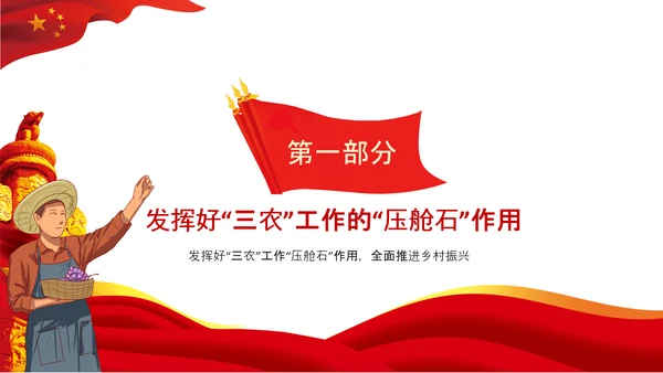 学习中央农村工作会议精神三农乡村振兴PPT