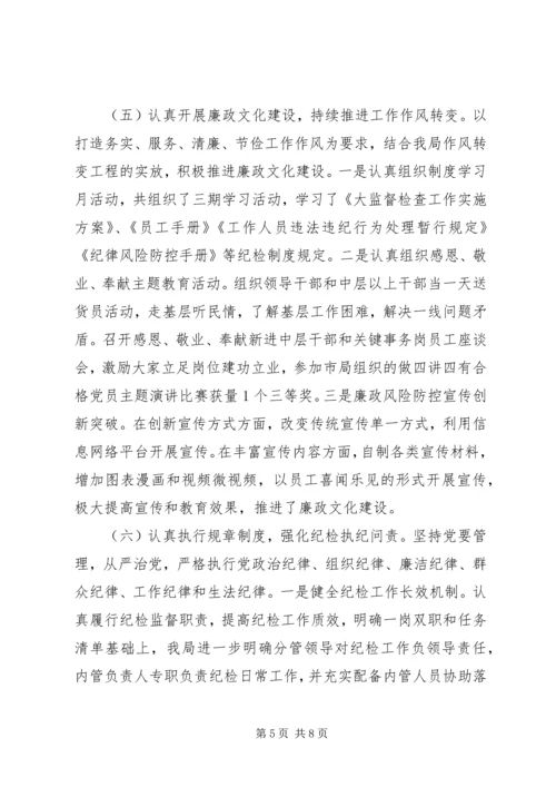 烟草局XX年纪检工作总结及XX年工作计划 (2).docx
