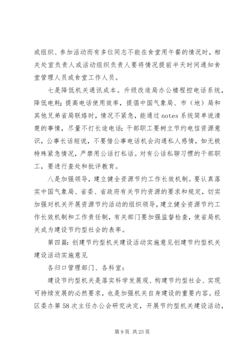 关于创建节约型工会的实施意见精编.docx