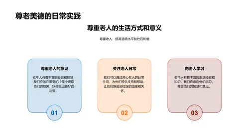 重阳尊老文化讲解PPT模板