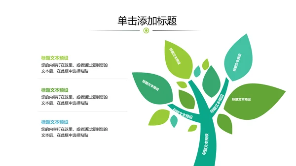 绿色生态环保低碳地球日自然环境PPT模板