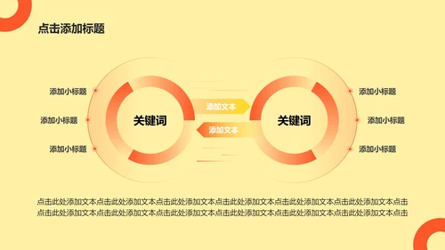 橙黄色实景旅游打卡攻略PPT模板