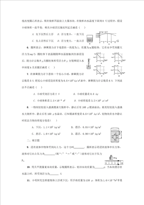 中考专题复习：浮力样稿