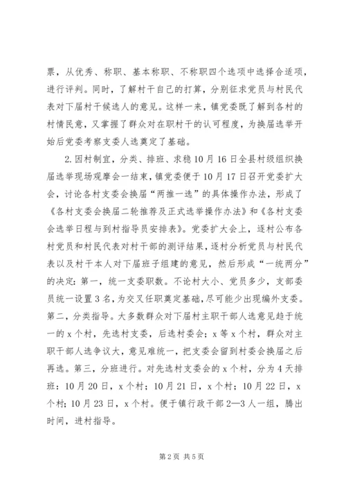 各村换届选举情况汇报.docx