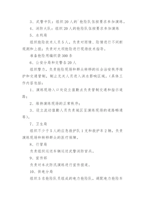 医院防汛应急演练方案.docx