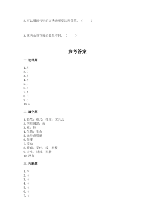 教科版一年级下册科学期末测试卷精品（能力提升）.docx