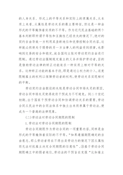 劳动法学研究论文.docx