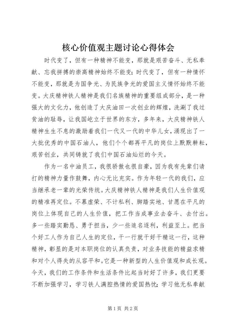 核心价值观主题讨论心得体会 (3).docx