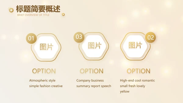 金色简约2021年会活动年终总结PPT模板