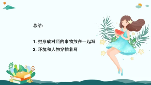 10解锁看图写话：多用比较法-2024年小学一年级下册语文作文看图写话精讲精炼  课件