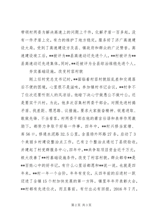 村党总支书记先进事迹.docx
