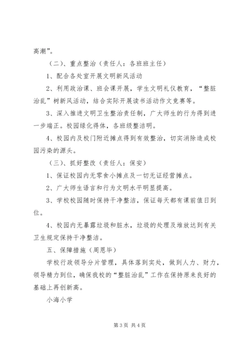 达依中心小学“整脏治乱”实施方案 (5).docx