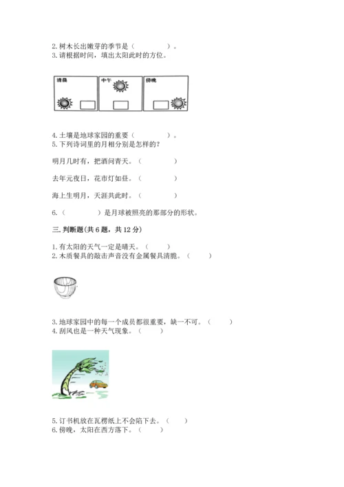 教科版二年级上册科学期末测试卷附完整答案（典优）.docx