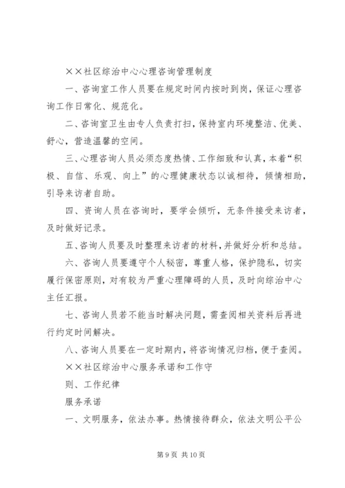 乡镇综治工作中心上墙制度.docx