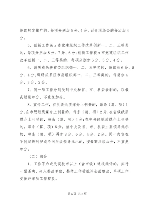 年度党建工作考核办法二.docx