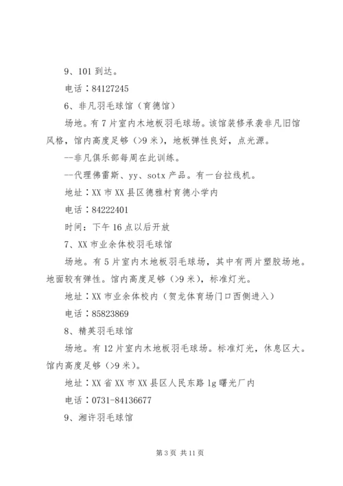 羽毛球馆可行性报告 (3).docx